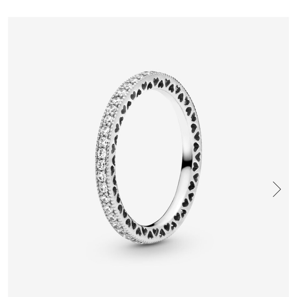 Pandora Stacking Band Sterling Silver Size 6